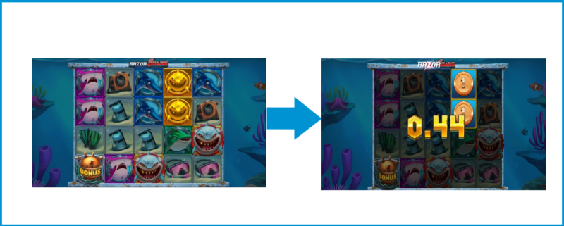 razor shark golden shark