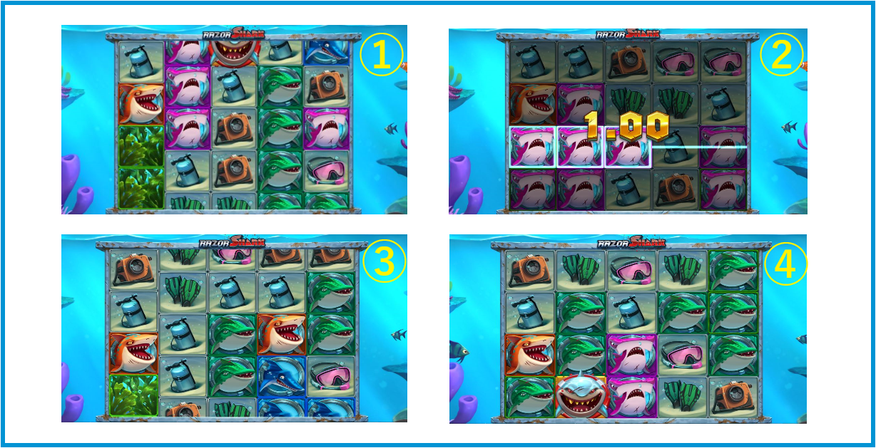 razor shark mistery stuck symbol